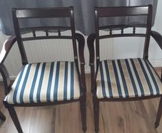 2 Dining Chairs - with arm rests