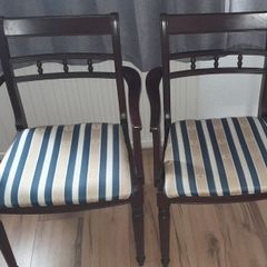 2 Dining Chairs - with arm rests