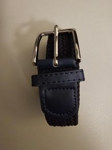 Mens elastic woven belt