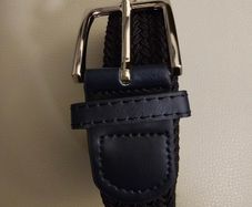 Mens elastic woven belt