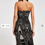 River Island Black print belted bodycon dress Image 4
