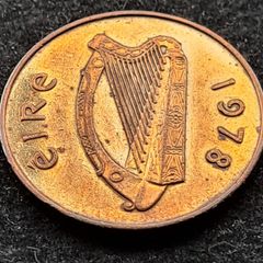 Ireland Eire Decimal 2p/ Two Pence 1978 Coin with full Lustre