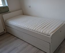 ikea single bed with underbed and storage
