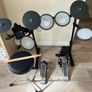 Beginner Electronic Drum Kit Mesh Pads, Stool, Headphones Image 4