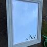 Upcycled Solid Wood Mirror Farrow and Ball Blue Grey 84 x 63cm Image 3