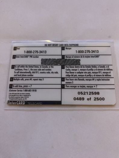 Call Card