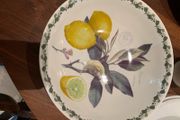 floral serving dish