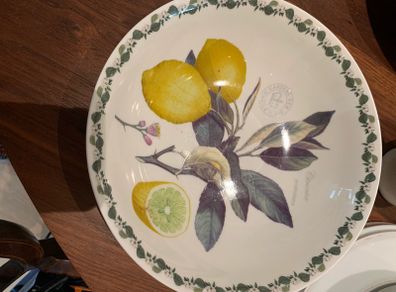 floral serving dish