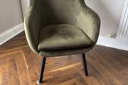 Armchair Accent Chair Green Velvet
