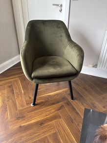 Armchair Accent Chair Green Velvet