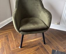 Armchair Accent Chair Green Velvet
