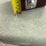 Vintage Lacquer Mirrored Jewelry Box with Mother Of Pearl 2  Flying Birds Cranes Korea. Image 5