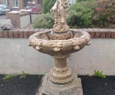 Milo concrete studio garder water fountain