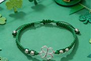 Beautiful St. Patrick's Clover Bracelet