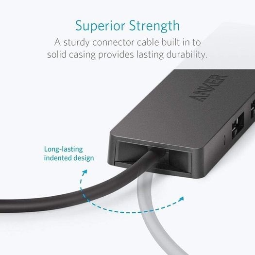 Anker ANK-HUB-A7516 USB Hub, 4 Ports, USB 3.0, Ultra Slim - New In Box
