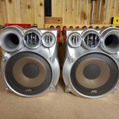 Vintage JVC 4way Speakers (2) - 140w - New