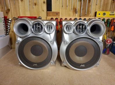 Vintage JVC 4way Speakers (2) - 140w - New