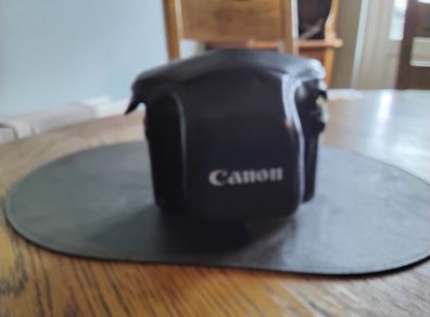 Leather camera case for Canon A-1