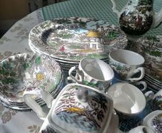 vintage dinner set