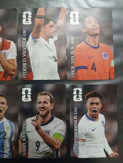 Full set of 12 coke panini stickers