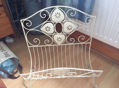 Cream magazine rack