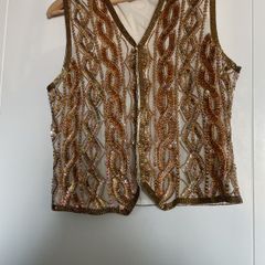 Vintage Frank Usher Festival Waistcoat size S