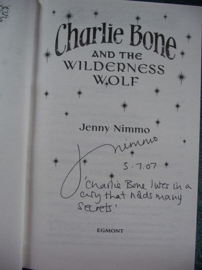 Jenny Nimmo-Children of The Red King (Charlie Bone)-13 Books 1st/1st & Signed