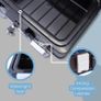 A4 Fire & Waterproof Security Chest Box Suitcase UL Certified Lockable Image 8