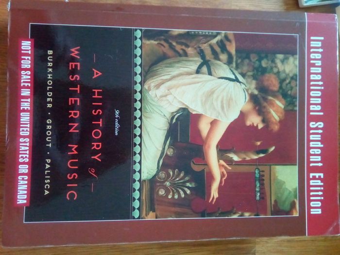 A History of Western Music 9th Edition by Burkholder, Grout and Palisca