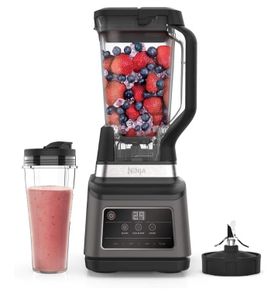 2-in-1 Blender with 3 Automatic Programs; Blend, Max Blend, Crush, and 4 Manual Settings, 2.1L Jug & 700ml Cup, 1200W, Dishwasher Safe Parts, Auto-iQ, Black