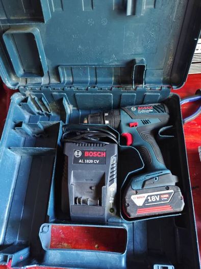 Bosch GSB 18-2-LI Plus Combi Drill + 4.0Ah Battery & Charger (Barely Used)