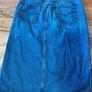 Levi's midi denim skirt Image 5