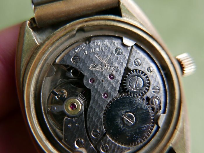 Vintage  Camy Winding Watch Water Proof Shock Protected  Swiss made - works well