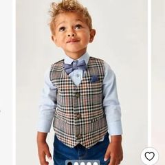 Boys waistcoat and shirt