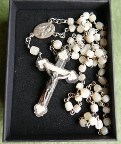 Antique  Mother of Pearl Rosary