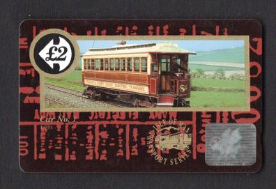 1993 Isle of Man UK2 Car No. 1 Tram (GPT - Magnetic) Phone Card