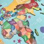 Map Puzzle Montessori Toys Educational Brand new Image 3