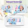 Muine Wireless Video Baby Monitor with Camera, Powerextra 5.5 inch HD Display Image 8