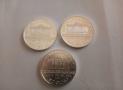 1oz Silver Rounds - 2022 Austria Philharmonic Lot
