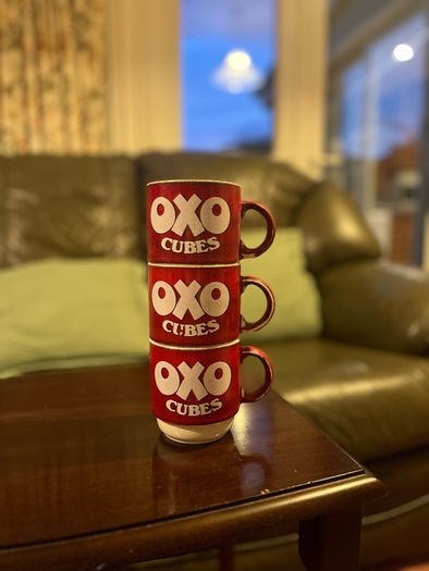 OXO retro vintage mugs