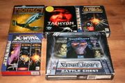 Vintage Games collection , STAR WARS , Star Craft etc
