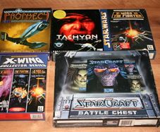 Vintage Games collection , STAR WARS , Star Craft etc