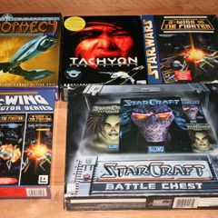 Vintage Games collection , STAR WARS , Star Craft etc