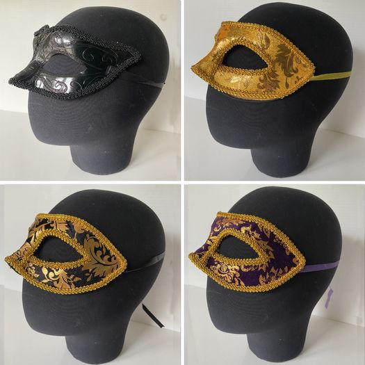 Venetian Eye Mask with Ribbon | 3 designs