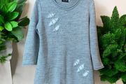 Tivoli of Ireland grey knit tunic style jumper. Size:Small