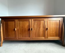 Modern solid mahogany side Board