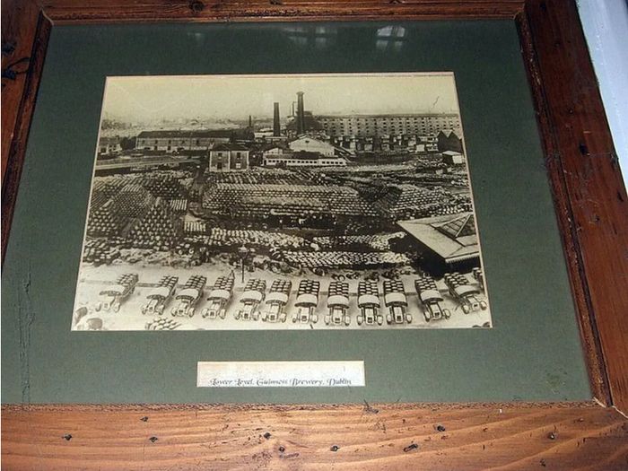 Vintage Framed Guinness Brewery Print Lower Level