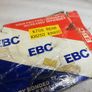 Kawasaki KH250 KH400 EBC brake shoes K708 Image 2