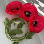 Giant standing poppy flowers for wedding, birthday decor Image 7