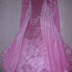Pink Princess Gown & Cape